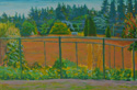 painting titled Garden in Late September